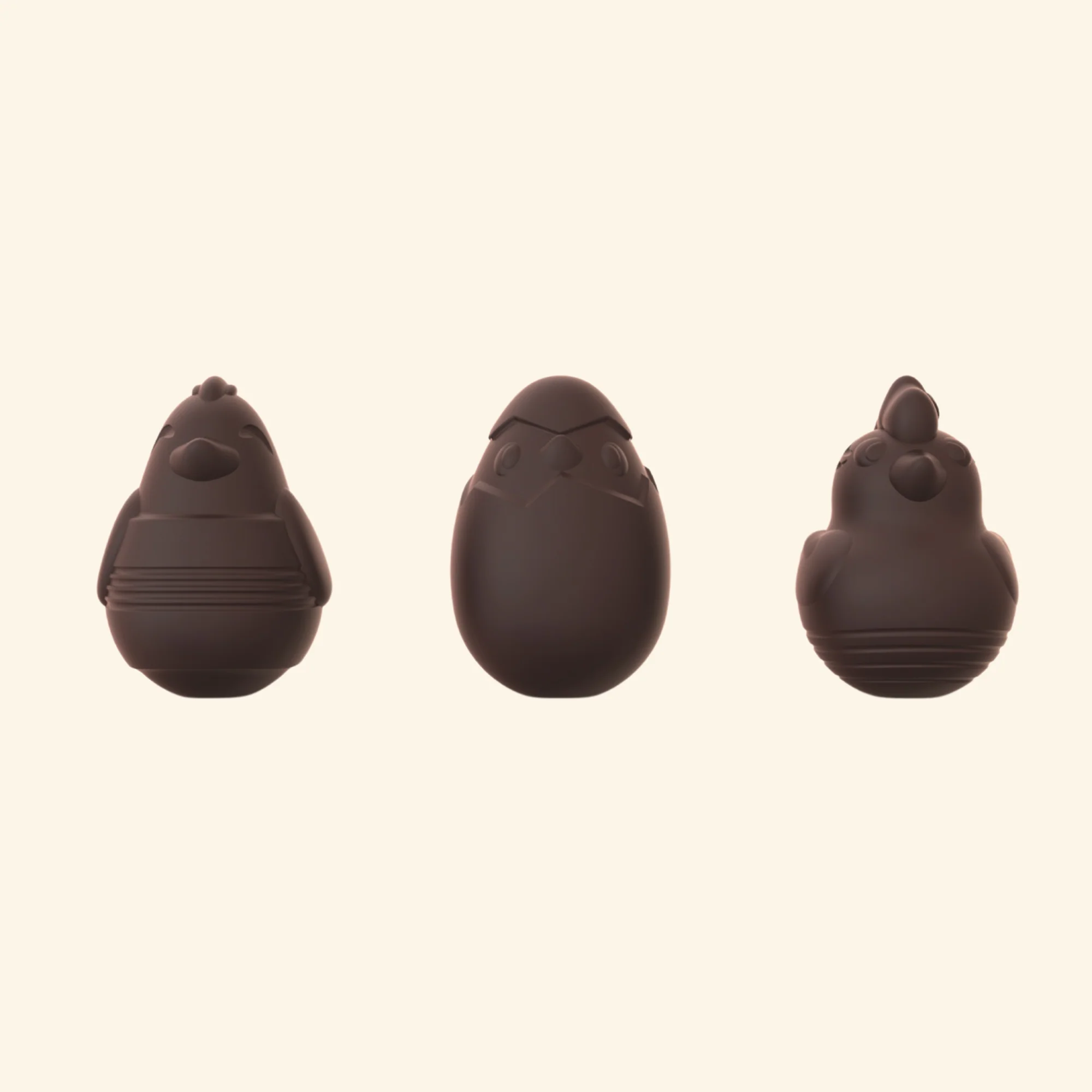 Baby Chicks Trio Easter Chocolate Mold - Image 3