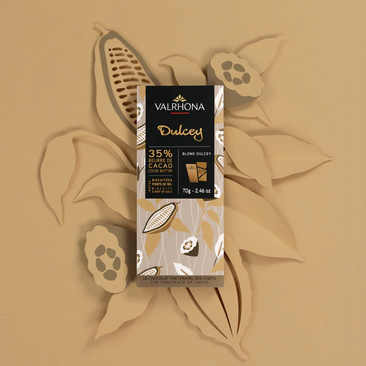 Chocolate Bar Blonde Dulcey 35% - 2.46oz - Image 3