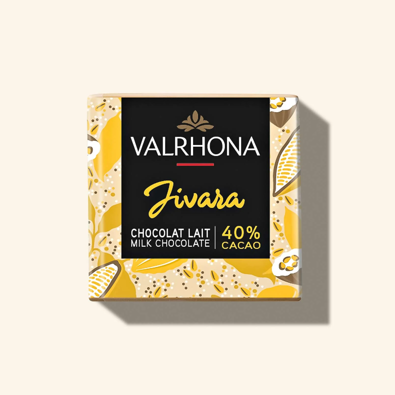 Box of 200 Milk Chocolate Squares Jivara 40% - 2lb 3oz. - Image 3