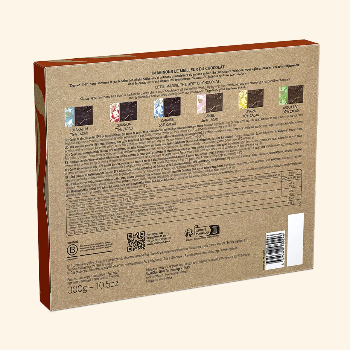 Box of 60 Assorted Dark and Milk Chocolate Squares - 10.5oz - Image 4