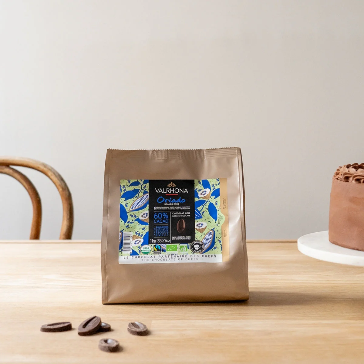 Organic Dark Baking Chocolate Oriado 60% - 35.27oz - Image 5