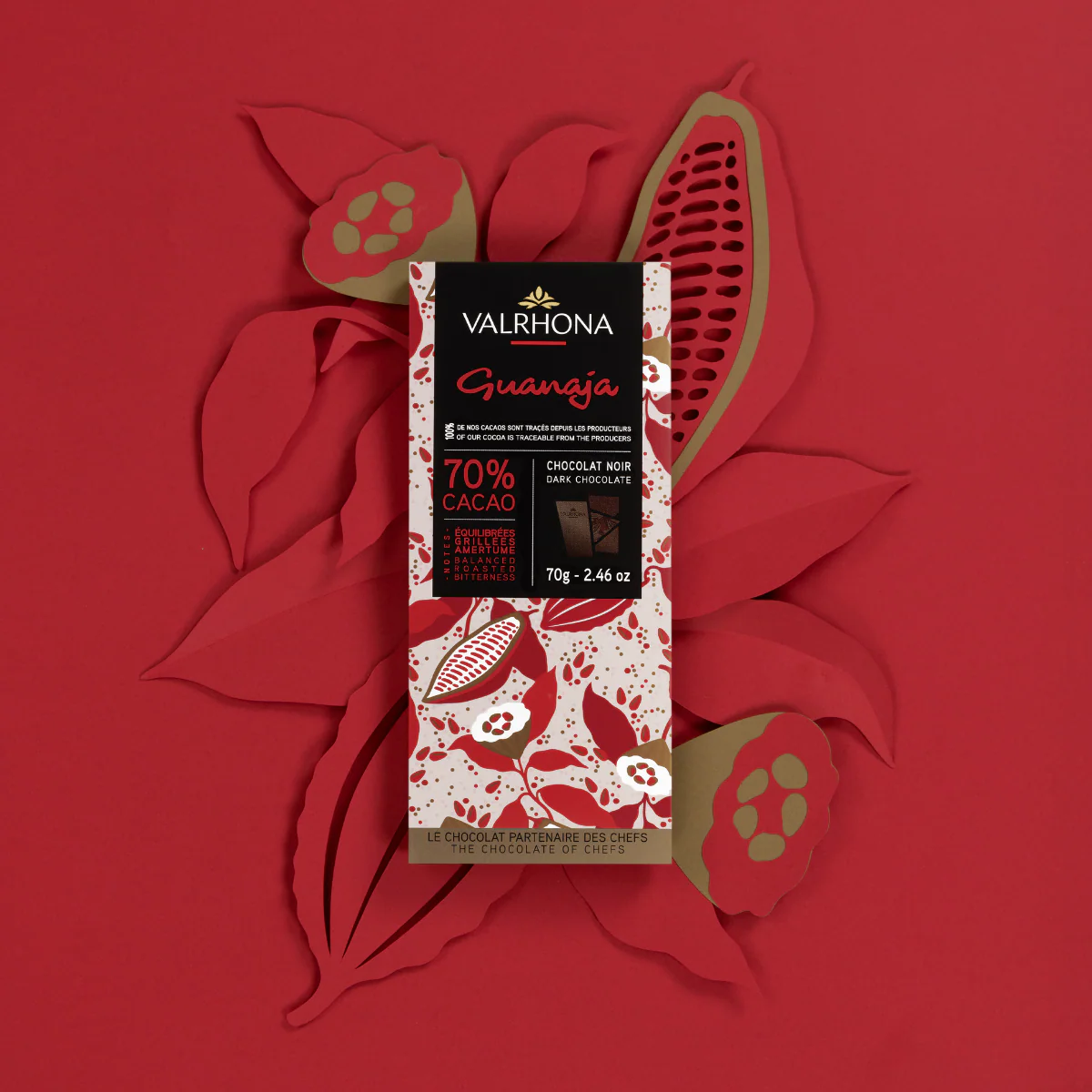 Dark Chocolate Bar Guanaja 70% - 2.46oz - Image 3