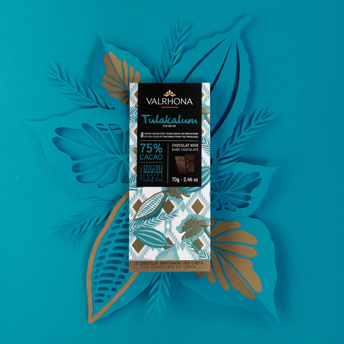 Dark Chocolate Bar Tulakalum 75% - 2.46oz - Image 3