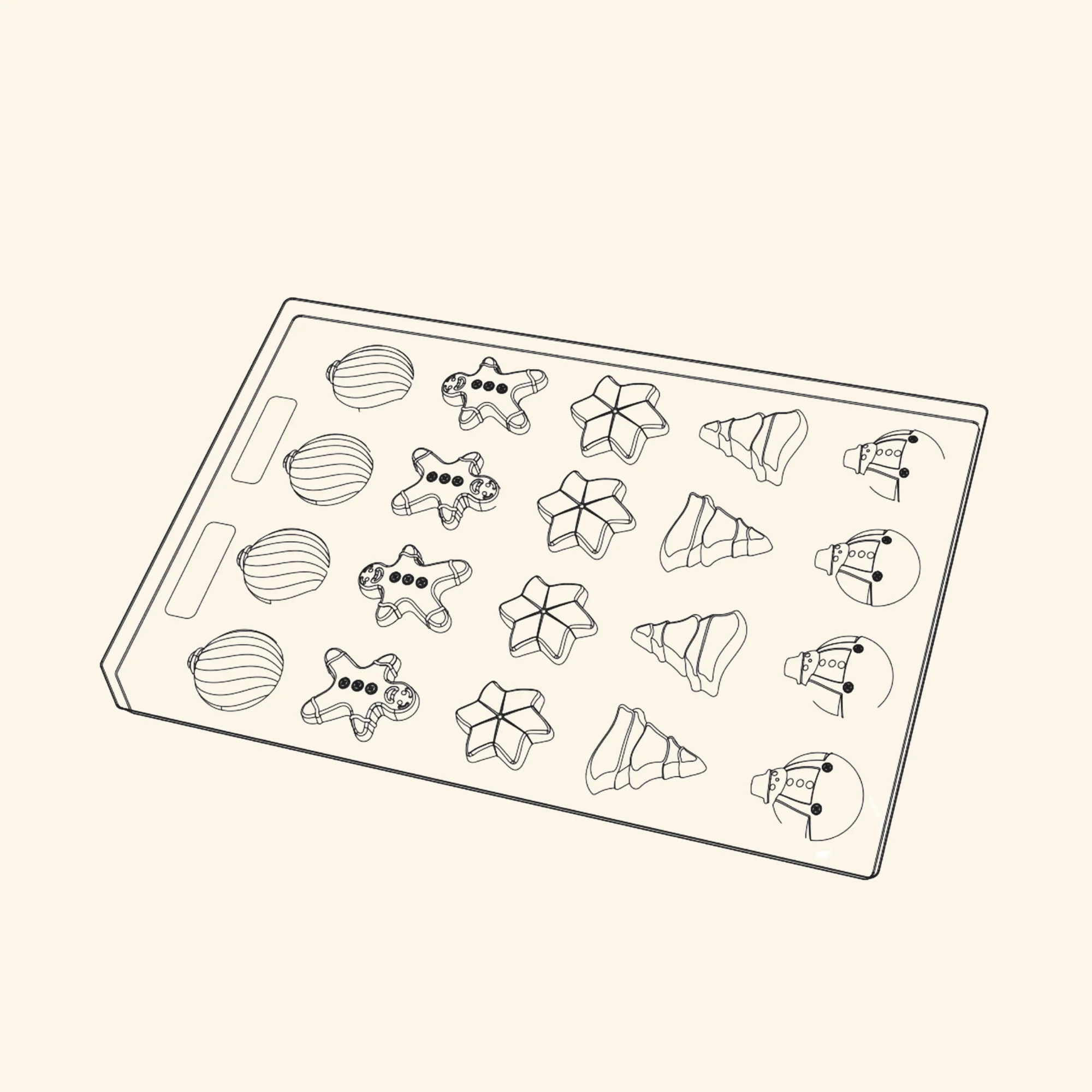 Holiday Spirit Collection Chocolate Mold - Image 4