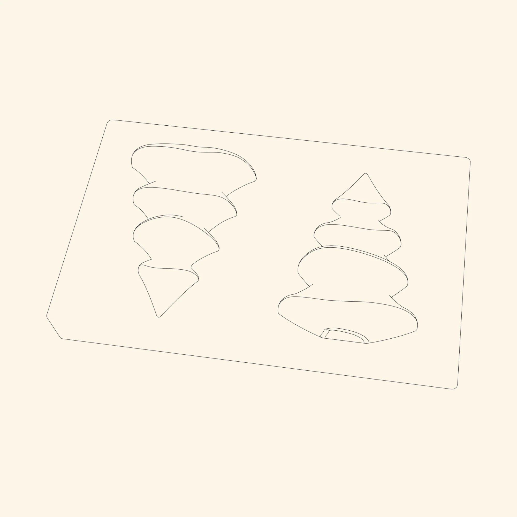 Large Christmas Tree Chocolate Mold - Image 3
