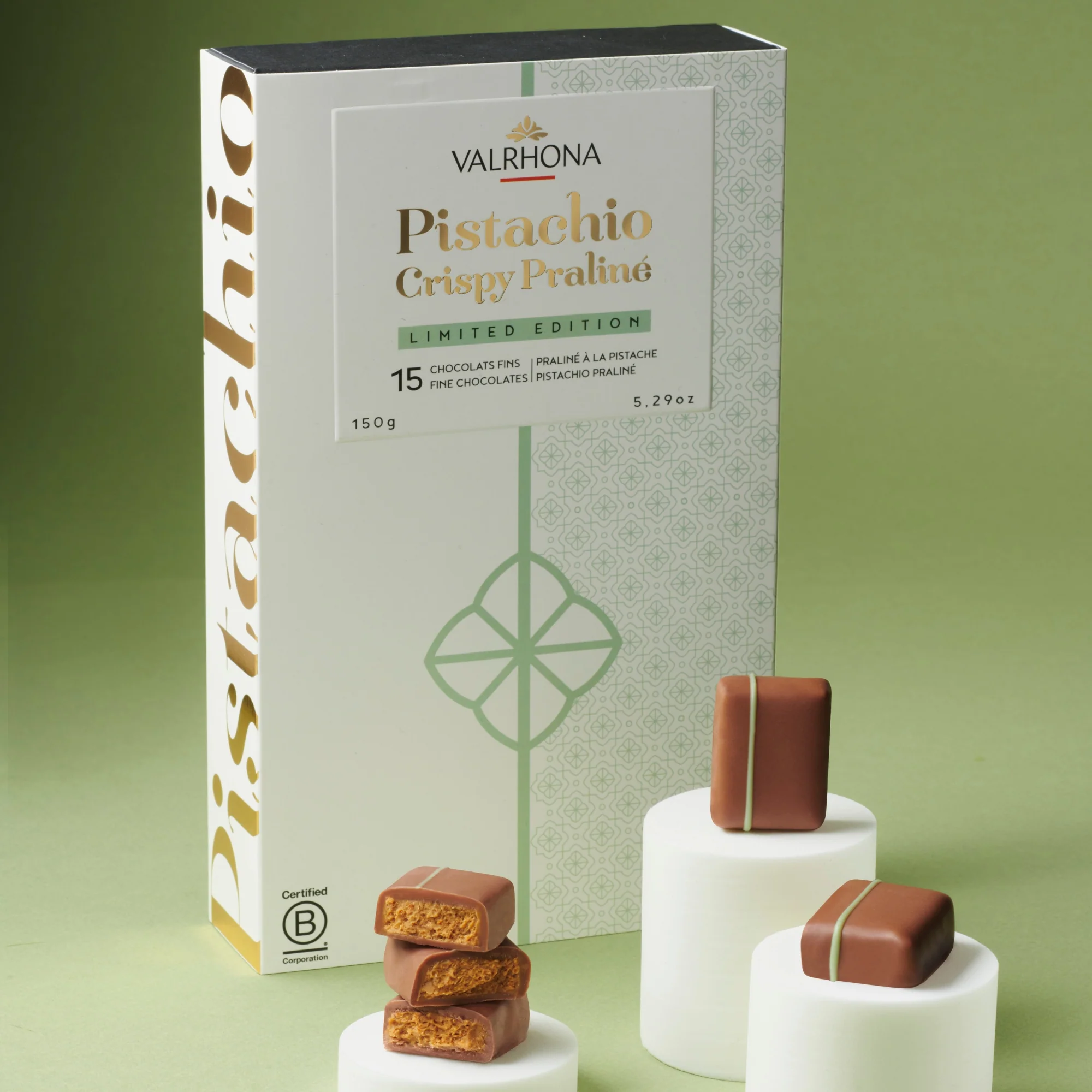 LIMITED EDITION Pistachio Praliné (Dubai Chocolate) Gift Box - 5.29oz - Image 5