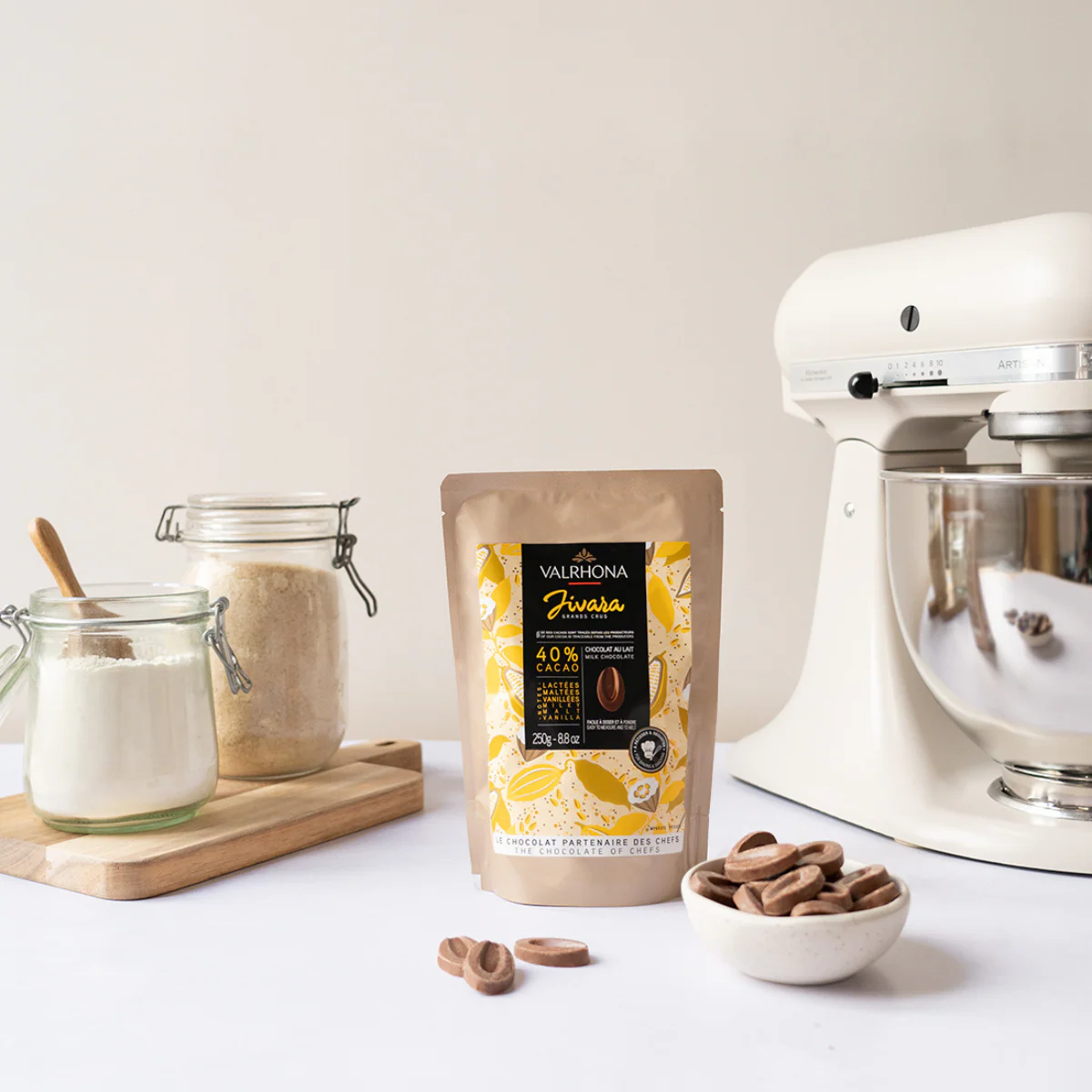 Milk Baking Chocolate Jivara 40% - 8.8oz - Image 4