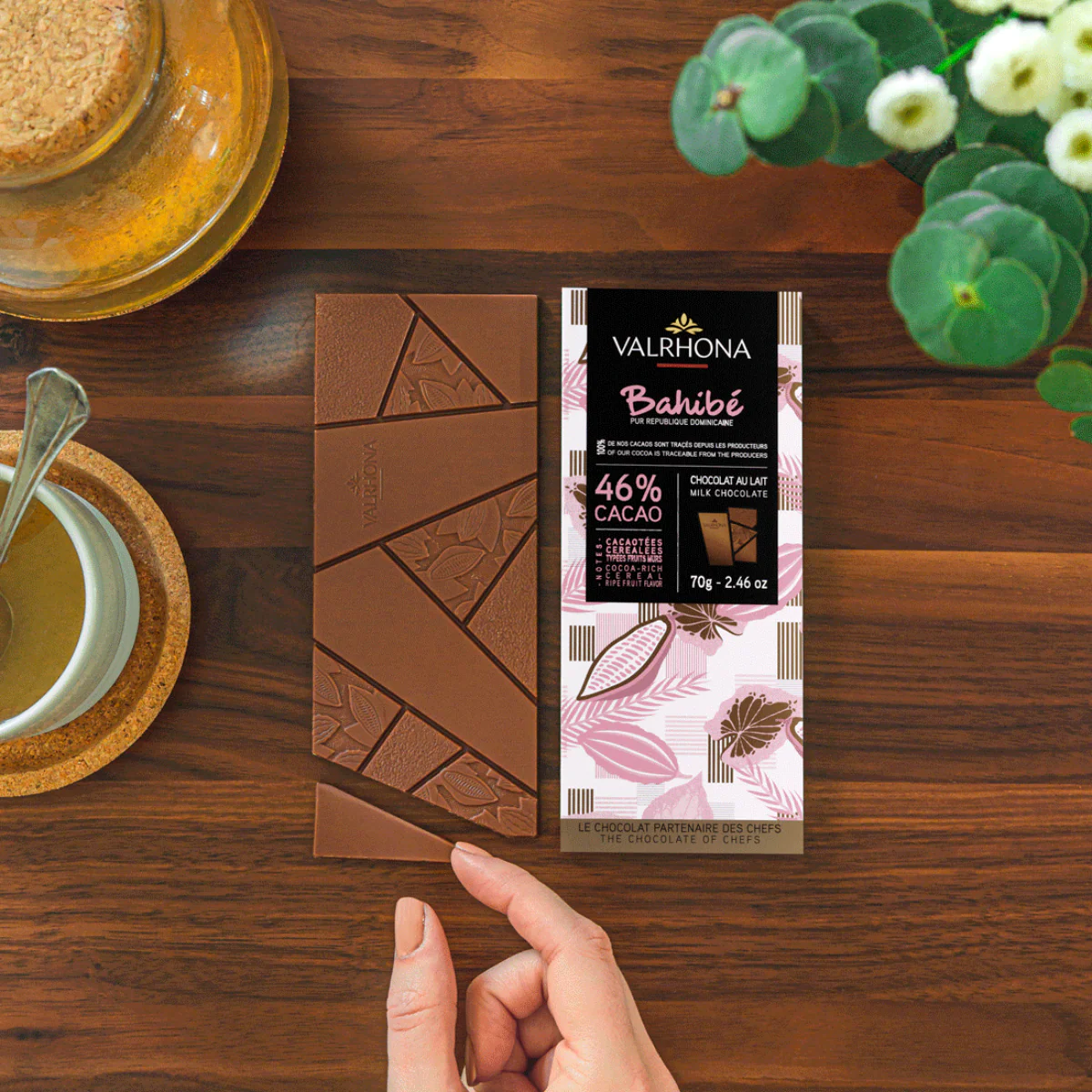 Milk Chocolate Bar Bahibé 46% - 2.46oz - Image 4