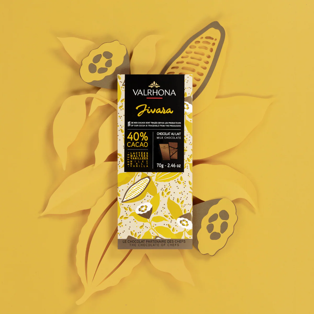 Milk Chocolate Bar Jivara 40% - 2.46oz - Image 3
