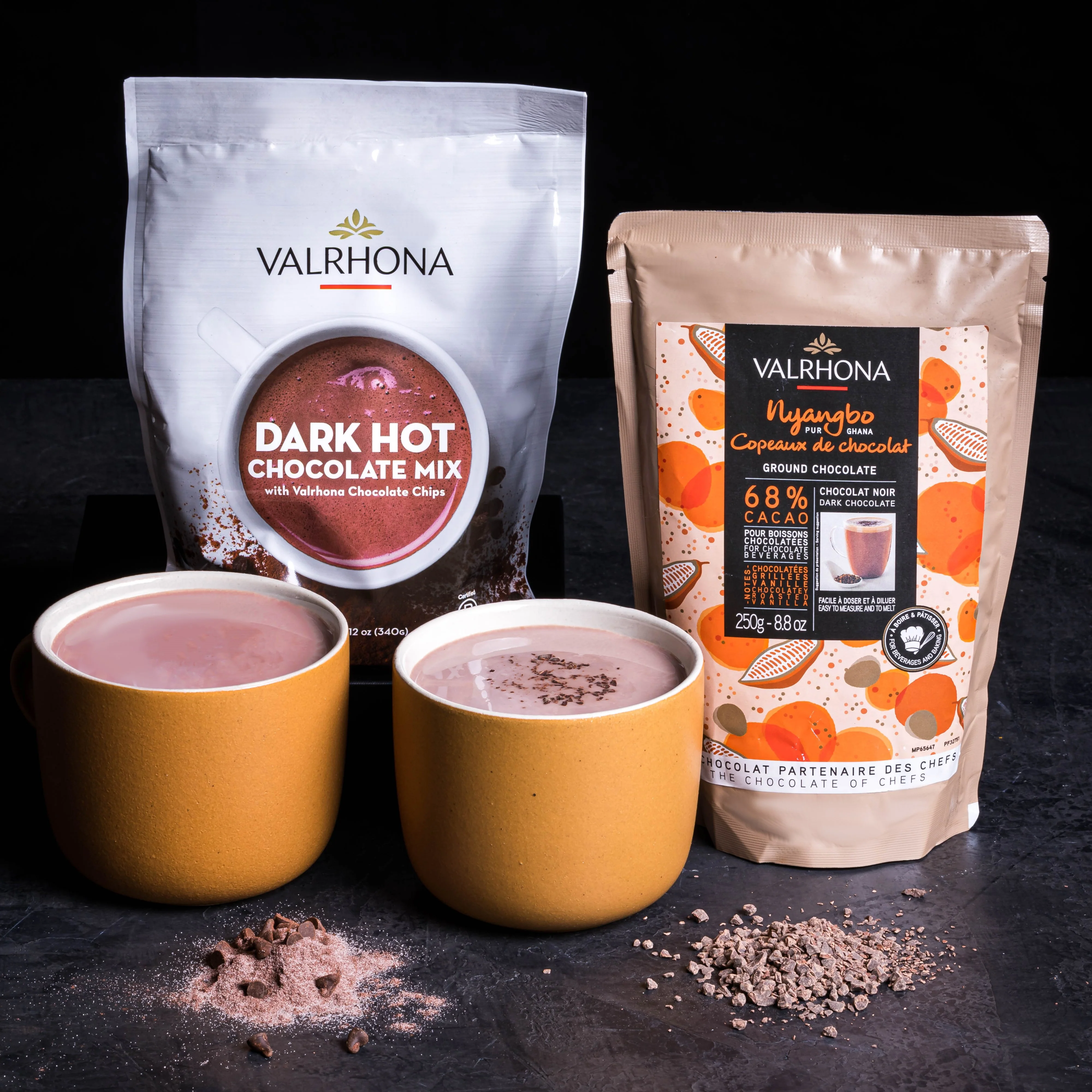 Premium Dark Hot Chocolate Mix - 12oz - Image 4
